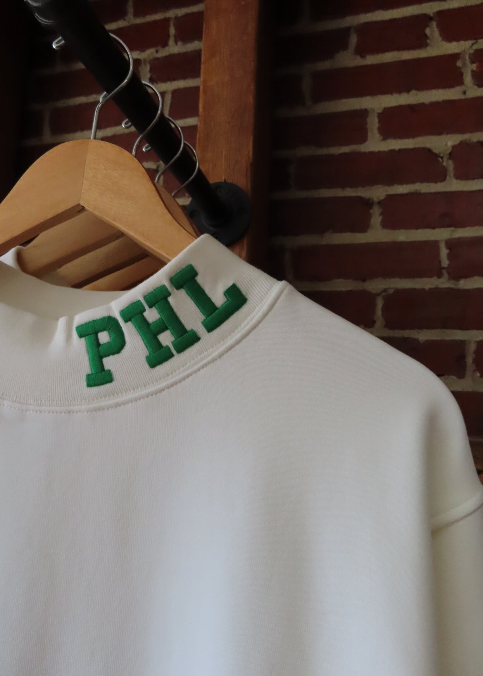 Ellsworth + Ivey Custom PHL Birds Mock Neck