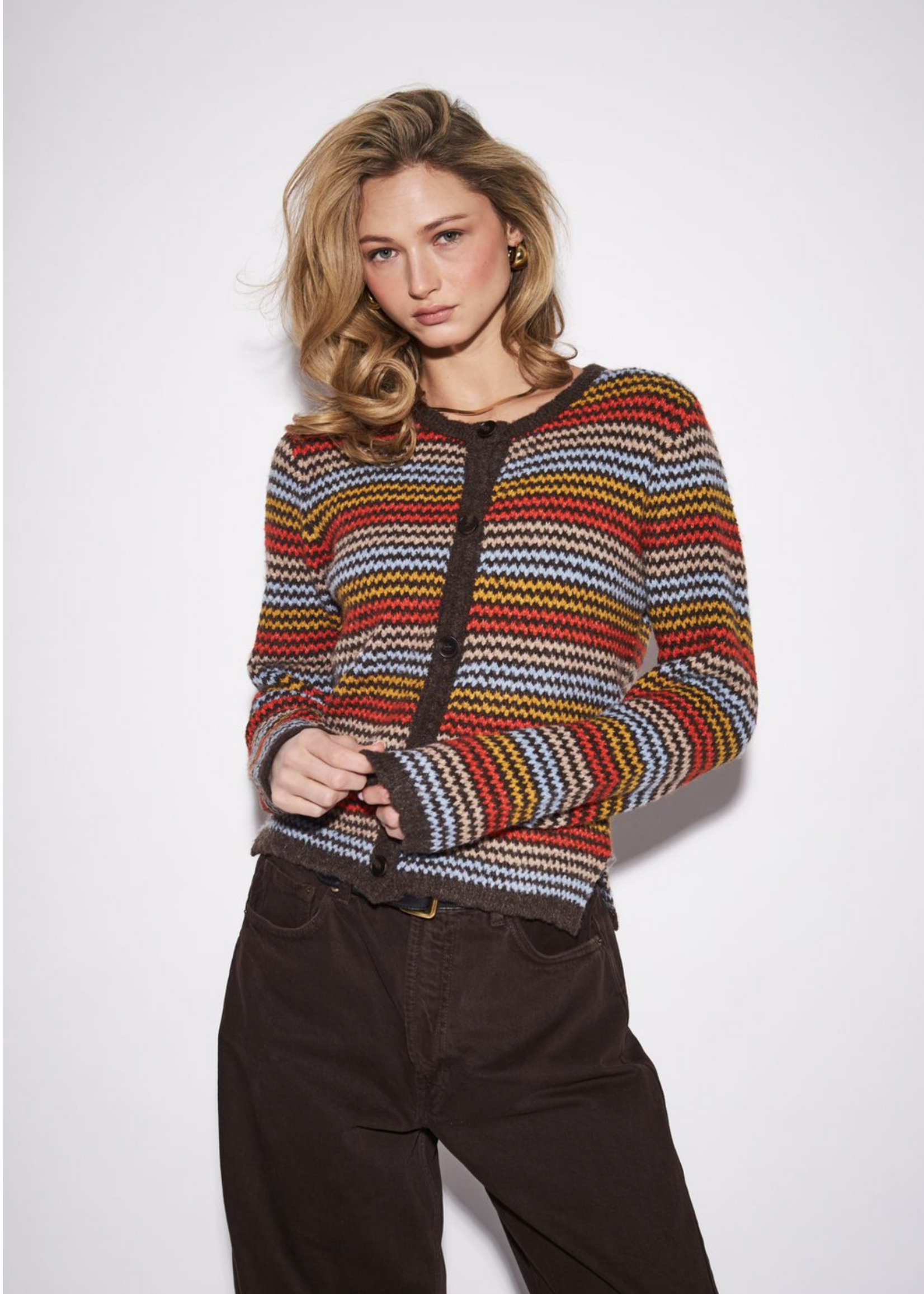 John & Jenn Vintage Fall Foxy Cardi