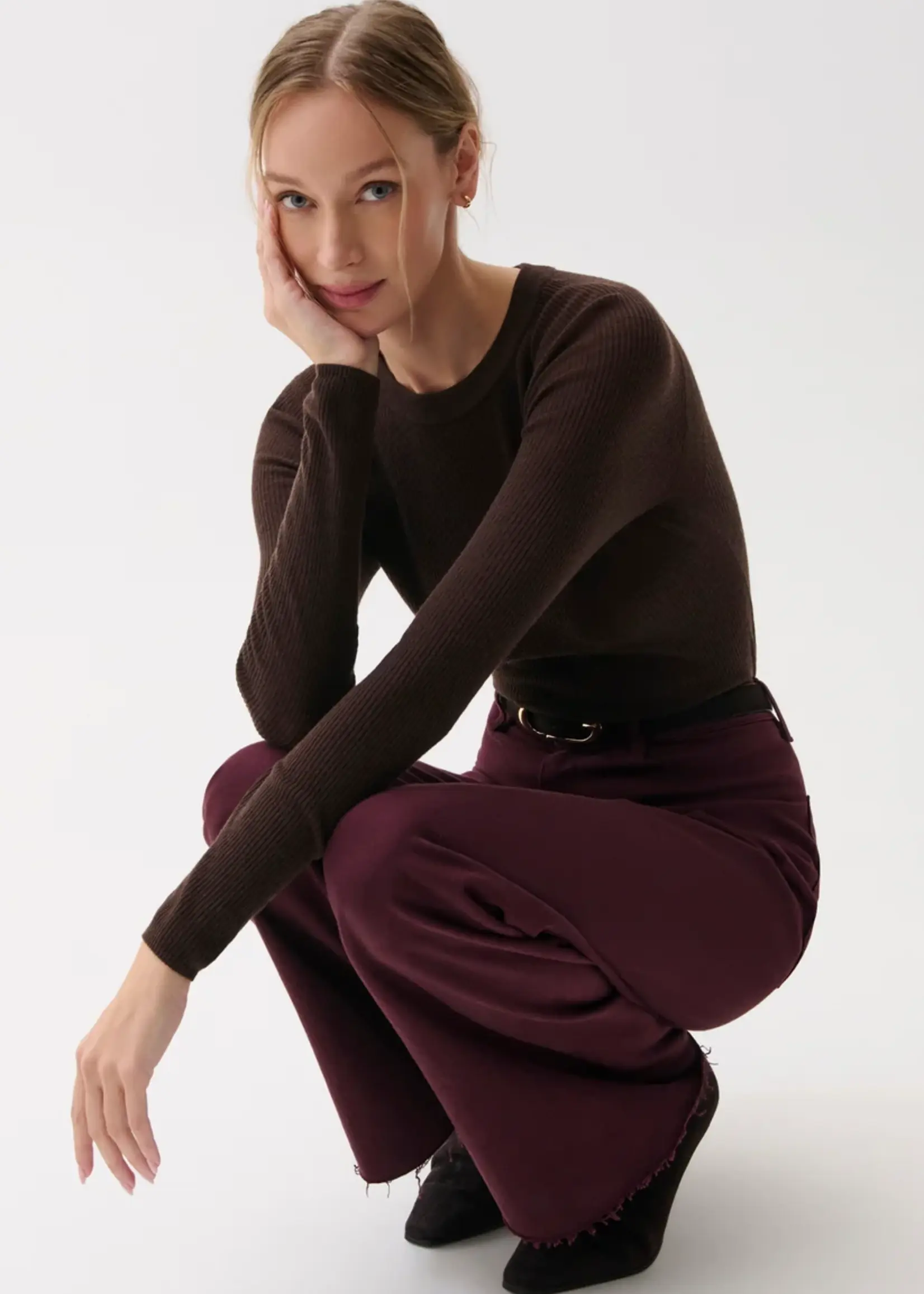 Pistola Claret Penny Wide Leg