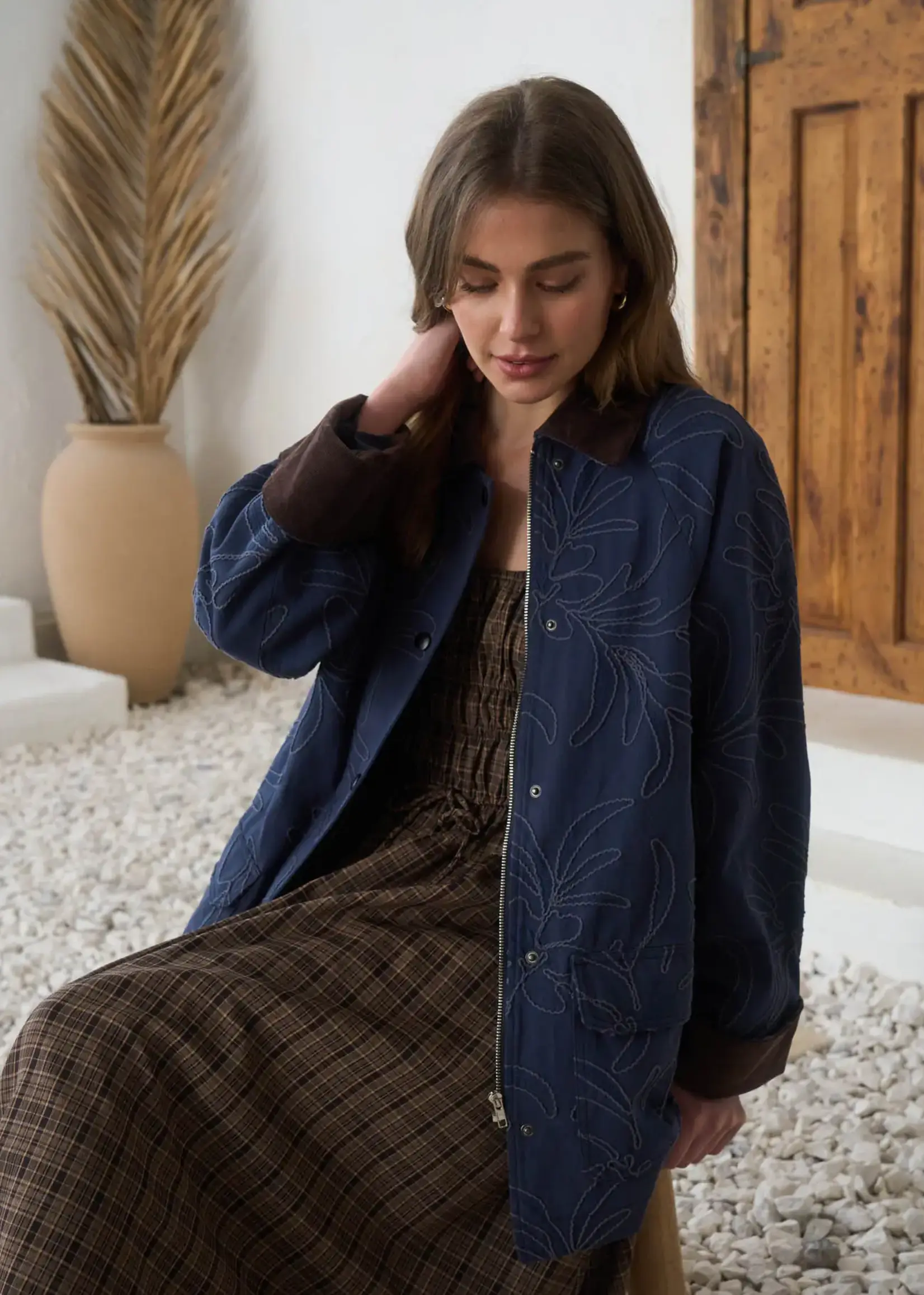 Embroidered Barn Jacket