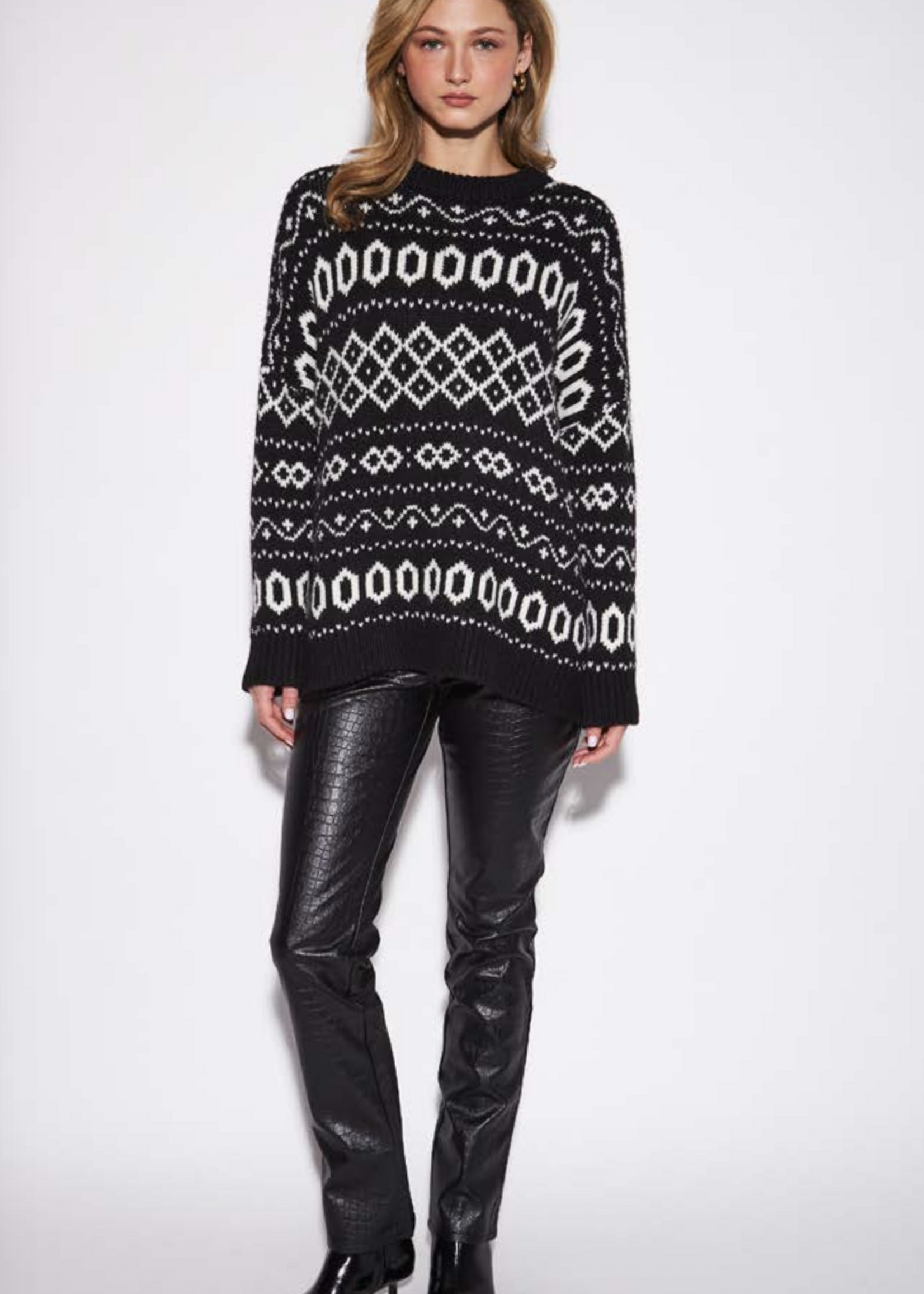 John & Jenn Phoebe Oversized Sweater
