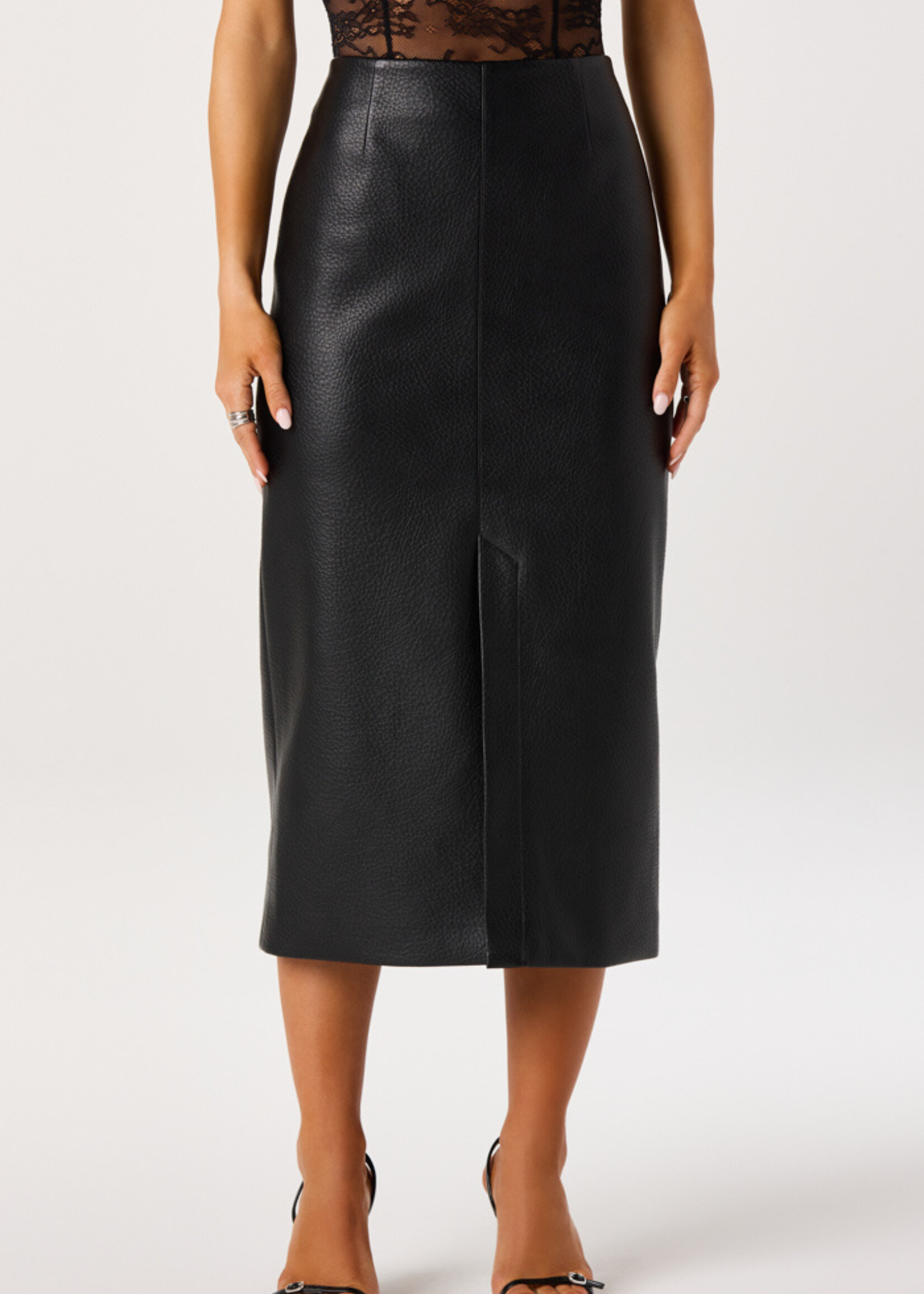 ASTR The Label Black Sharran Skirt