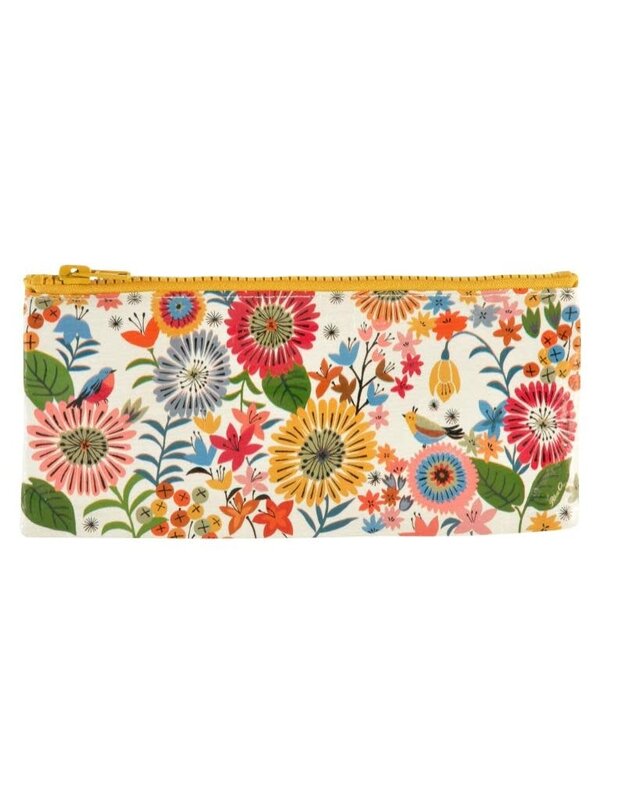 Blue Q Flower Field Pencil Case