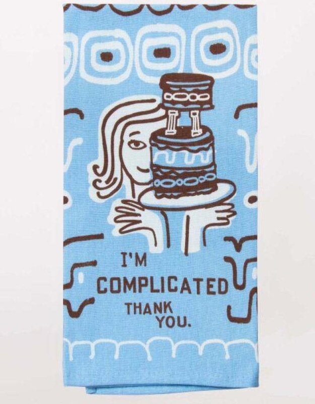 Blue Q I'm Complicated Dishtowel