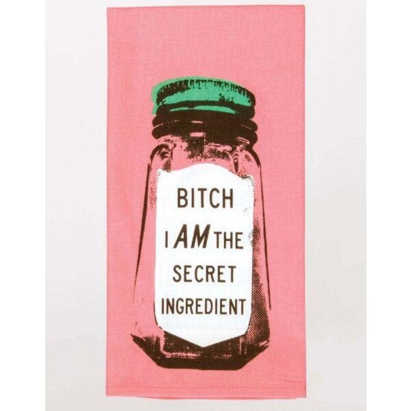 Blue Q B*tch I Am the Secret Ingredient Dishtowel