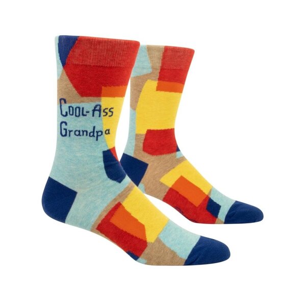 Blue Q Cool A* s Grandpa Men's Crew Socks