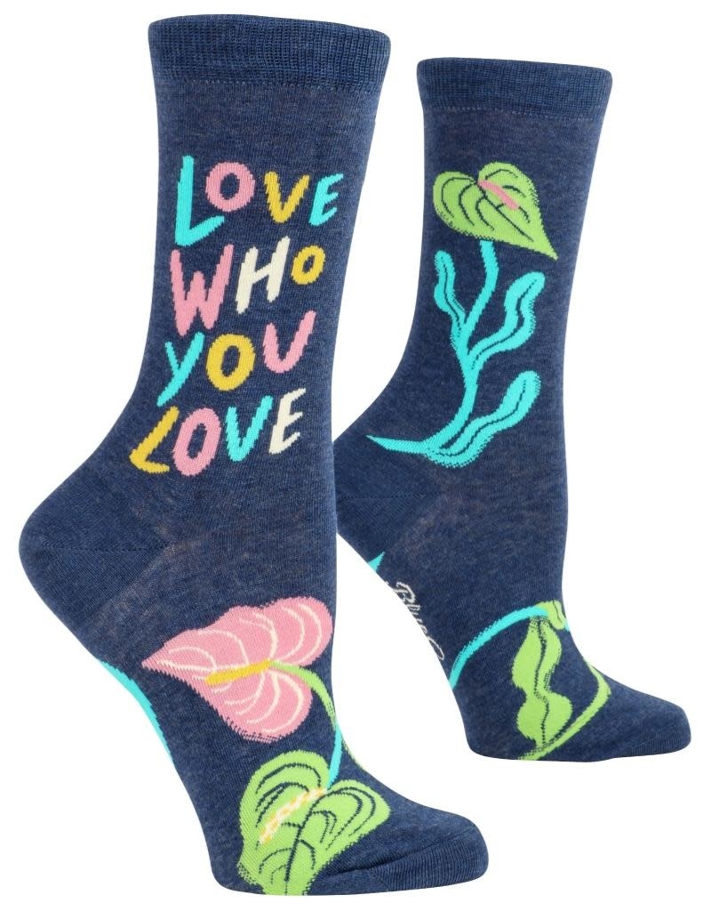 Blue Q Love Who You Love Women's Crew Socks