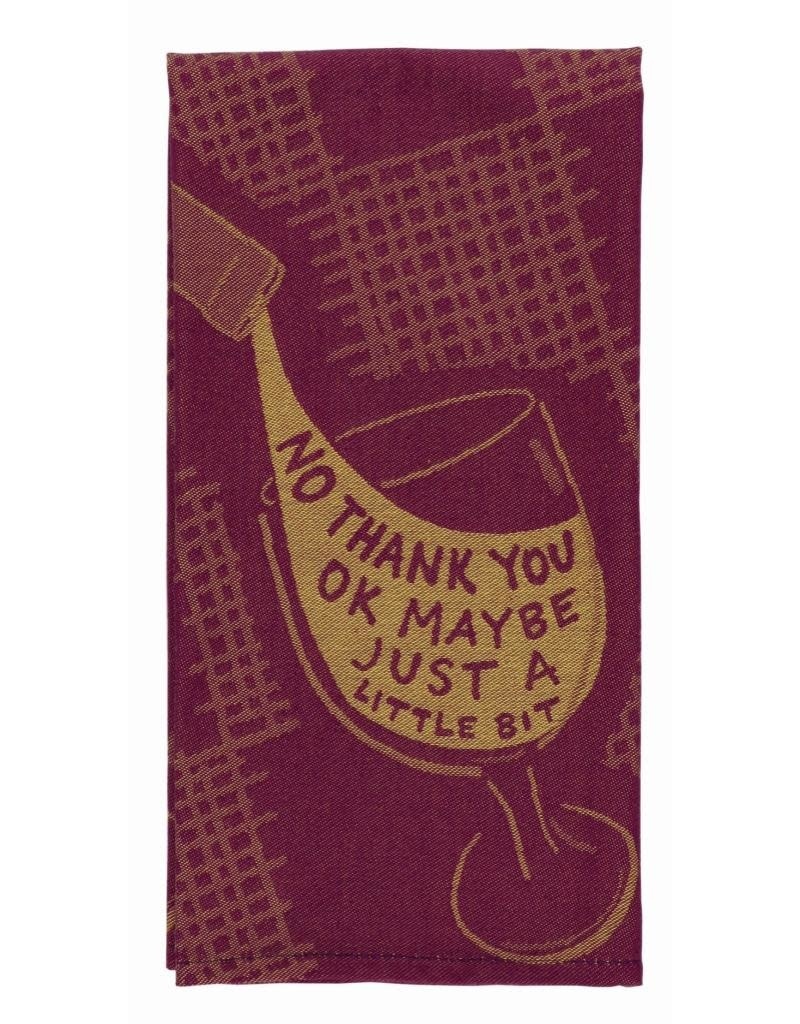 Blue Q Just A Little Bit Woven Dishtowel