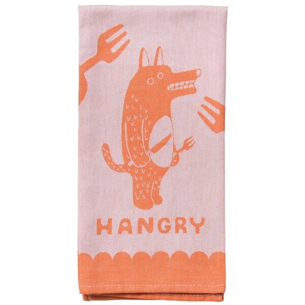 Blue Q Hangry Woven Dishtowel