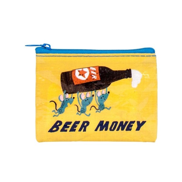 Blue Q Beer Money Coin Purse