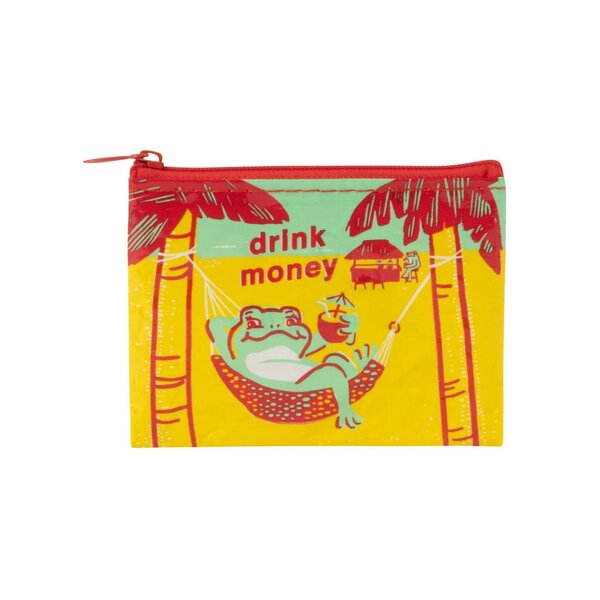 Blue Q Drink Money Coin Purse