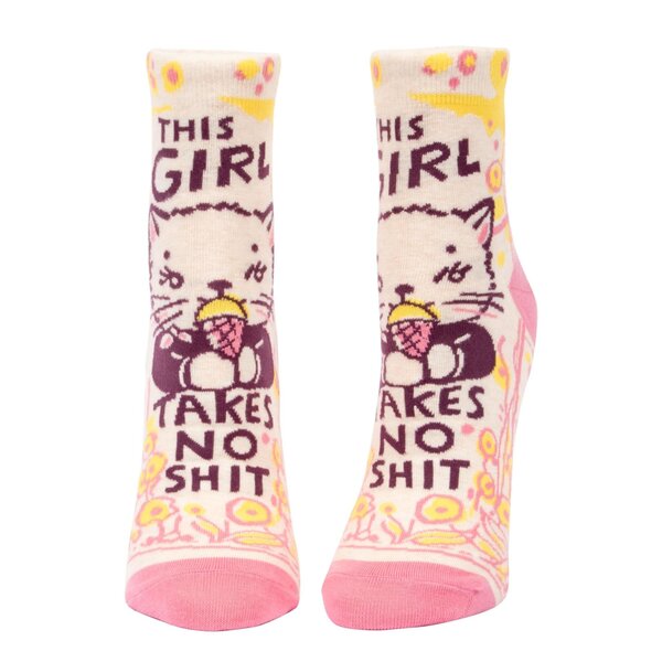 Blue Q This Girl Takes No Sh*t Women's Ankle Socks