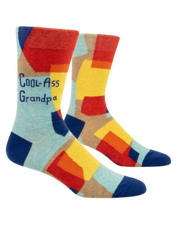 Blue Q Cool Ass Grandpa Men's Crew Socks