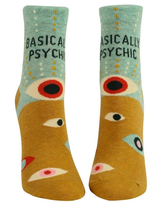 Blue Q Basically Psychic Women's Ankle Socks