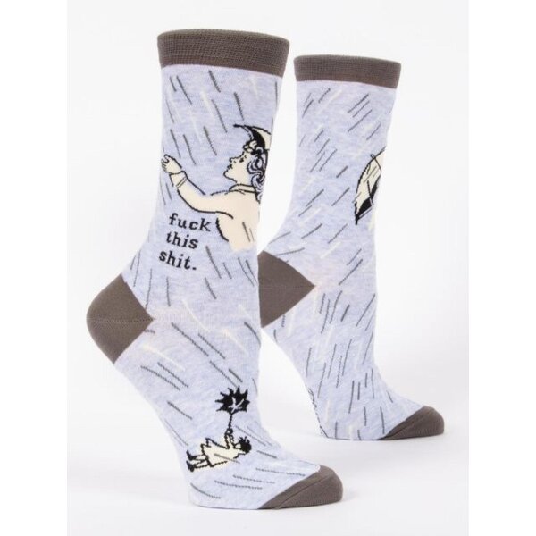 Blue Q F*ck This Sh*t Women's Crew Socks