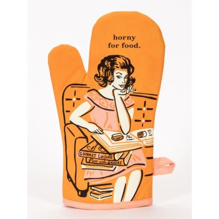 Blue Q Horny For Food Oven Mitt