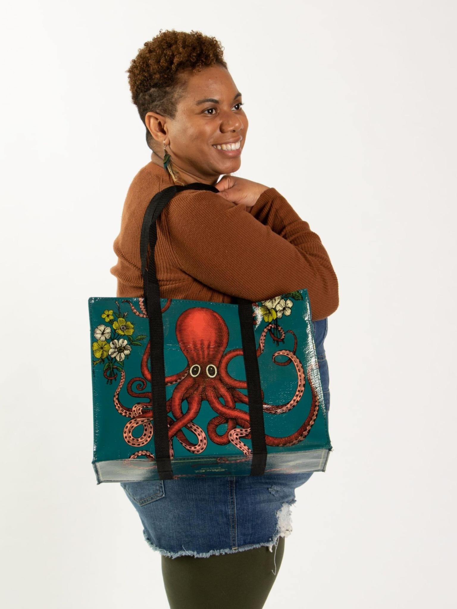 Blue Q Octopus Shoulder Tote