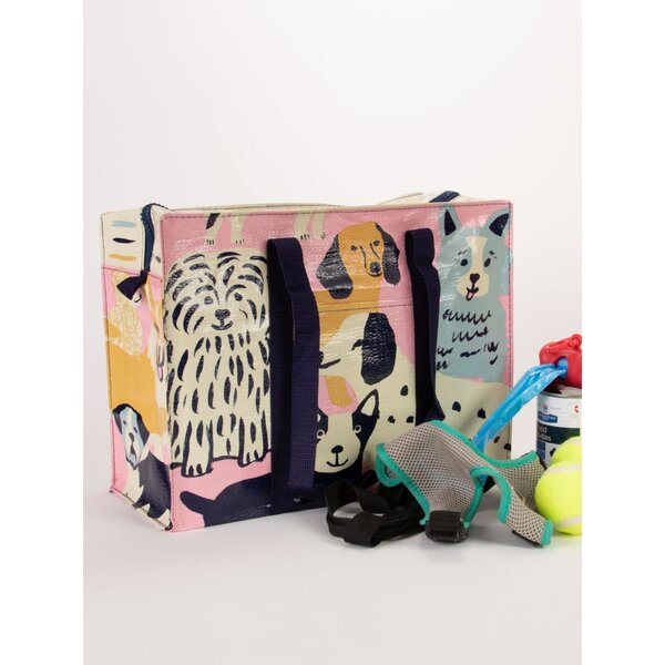 Blue Q Happy Dogs Shoulder Tote