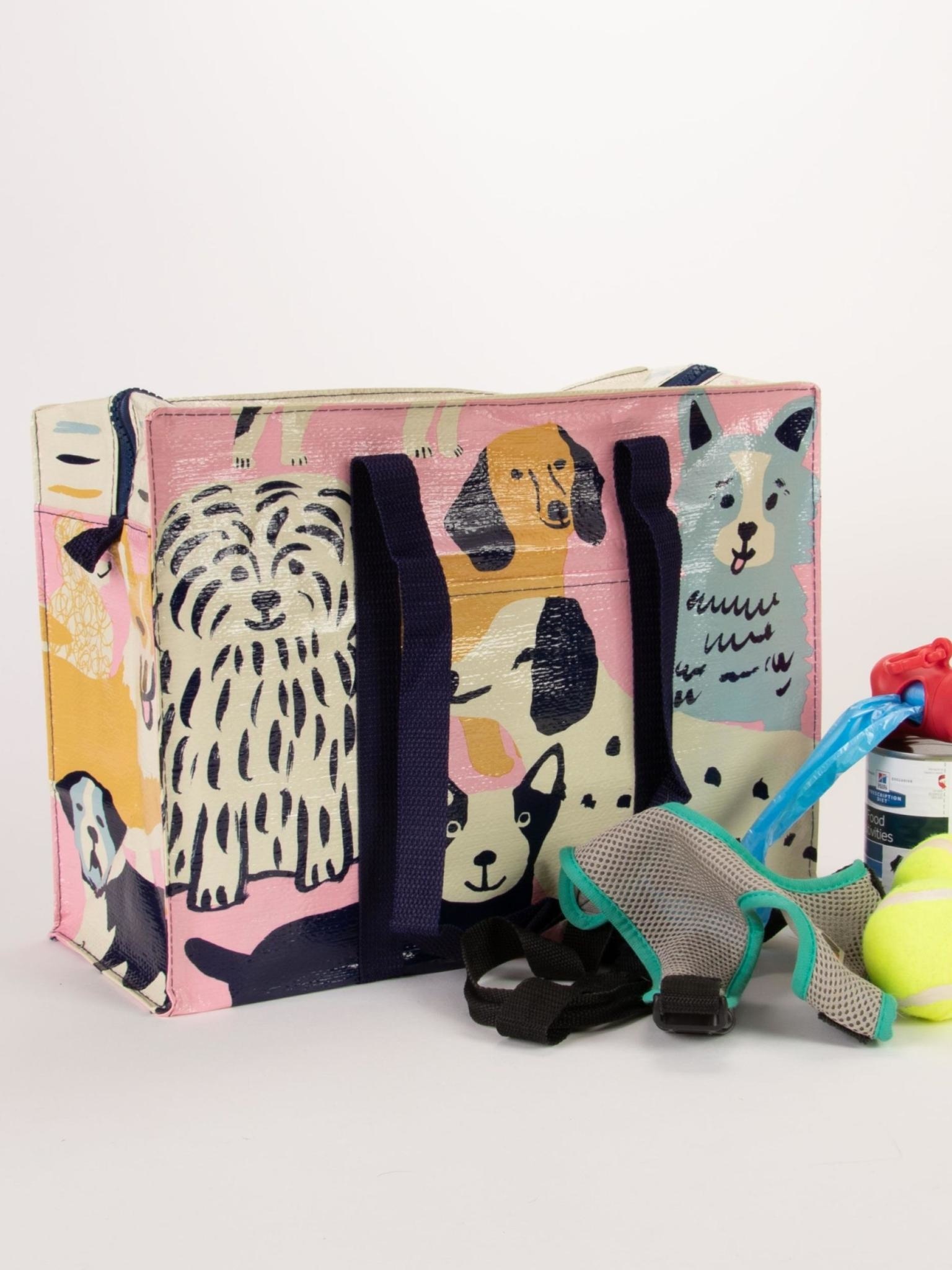 Blue Q Happy Dogs Shoulder Tote