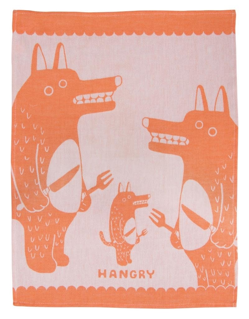 Blue Q Hangry Woven Dishtowel