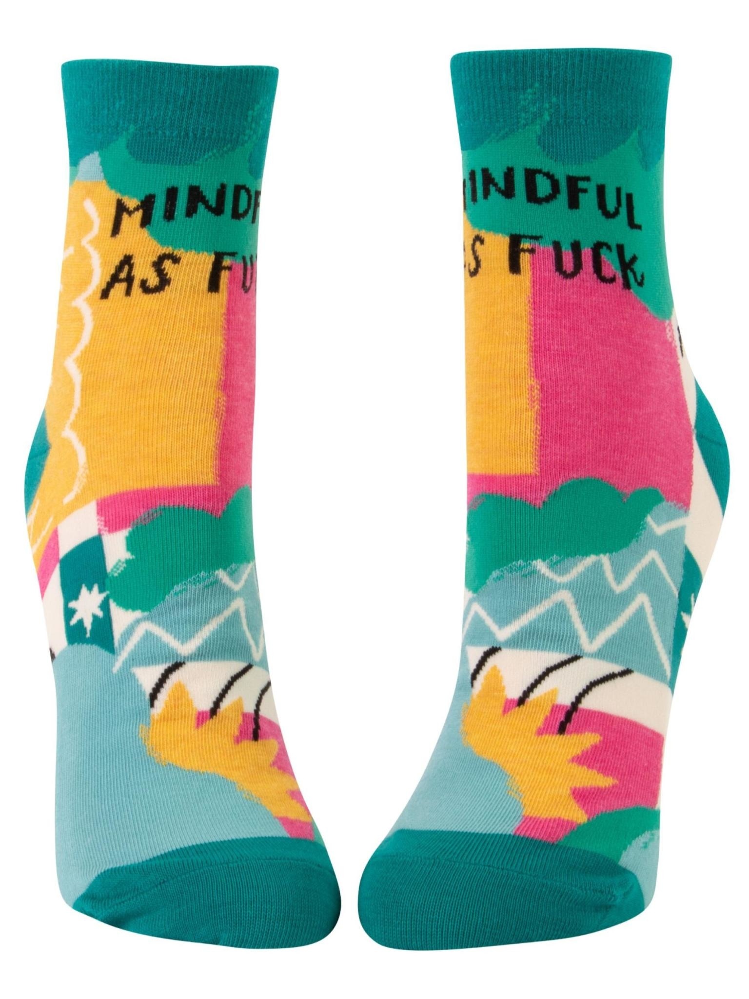 Blue Q Mindful as F*ck Women's Ankle Socks
