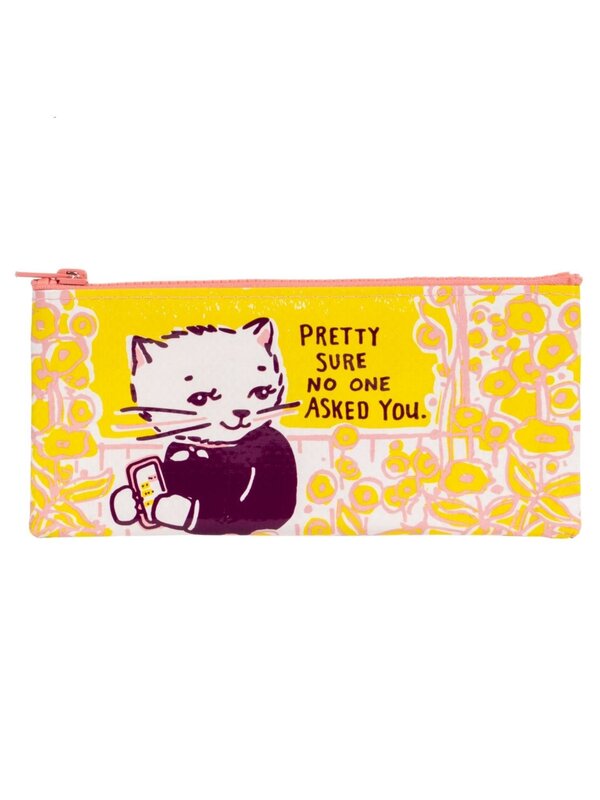 Blue Q No One Asked You Pencil Case