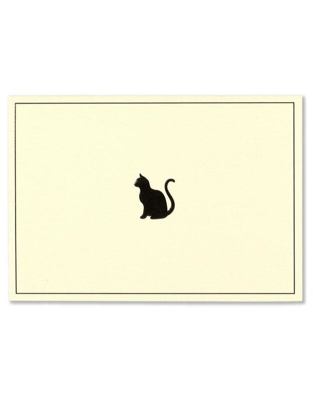 Peter Pauper Black Cat Boxed Note Cards