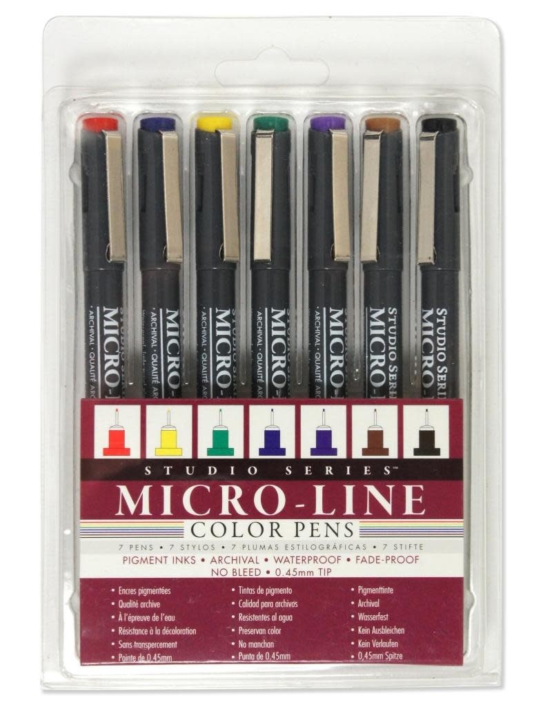 Peter Pauper Studio Series Color Microline Pen Set