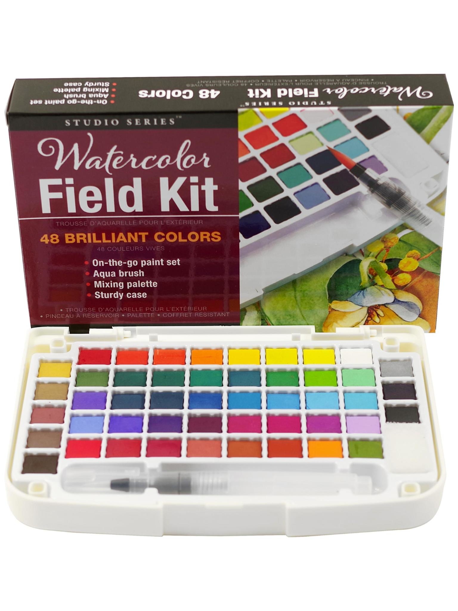 Peter Pauper Studio Series Watercolor Field Kit