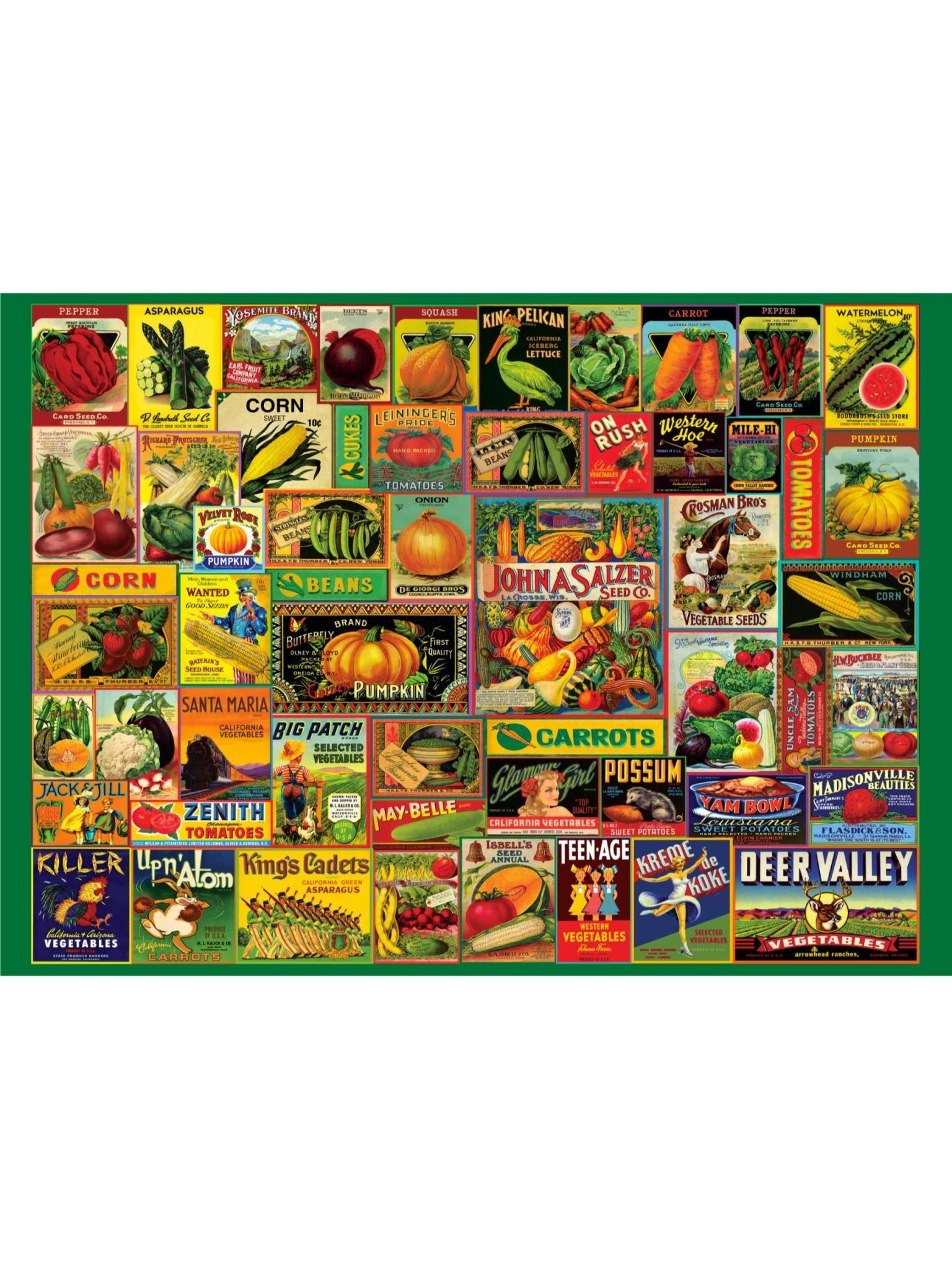 Peter Pauper Vintage Seed Packets - 1000 Piece Puzzle