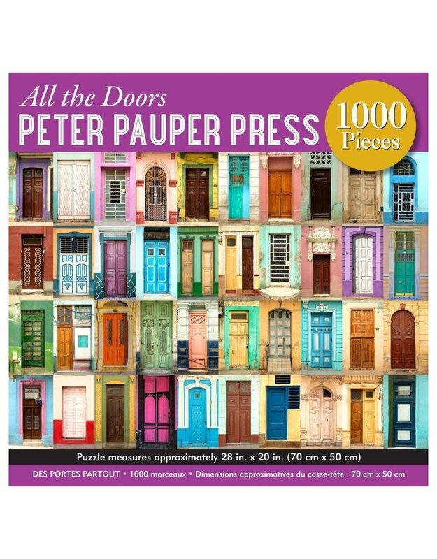 Peter Pauper Puzzle 1000 All the Doors