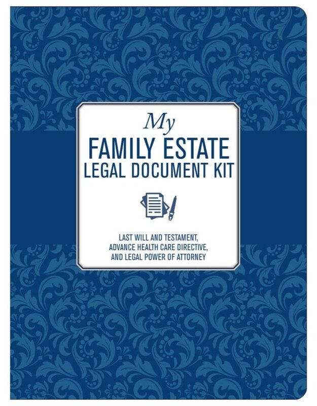 Peter Pauper My Family Estate Legal Document Kit