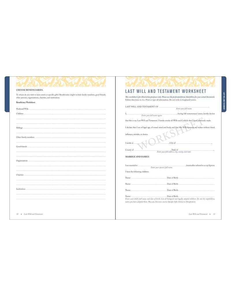 Peter Pauper My Family Estate Legal Document Kit