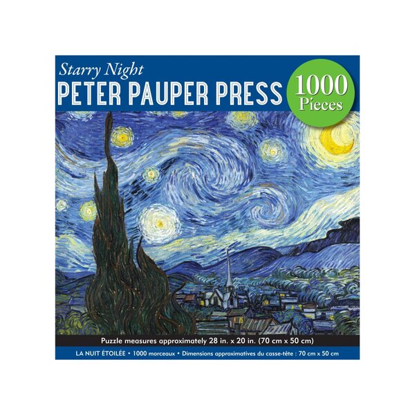 Peter Pauper Puzzle 1000 Starry Night