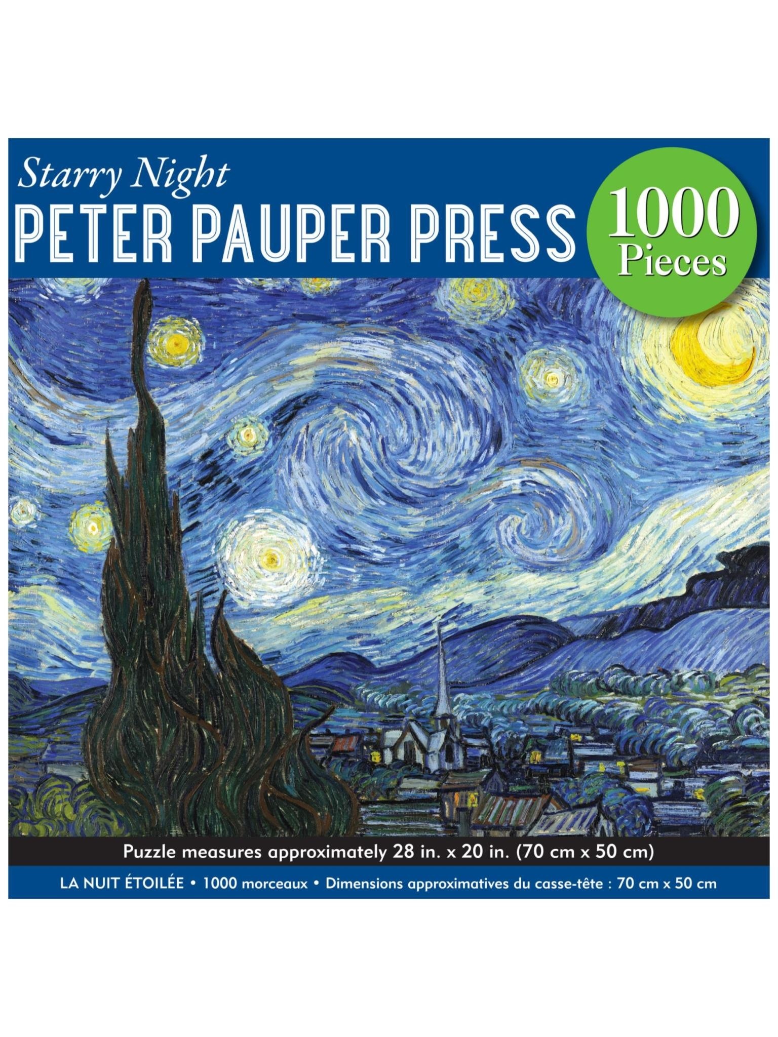 Peter Pauper Puzzle 1000 Starry Night