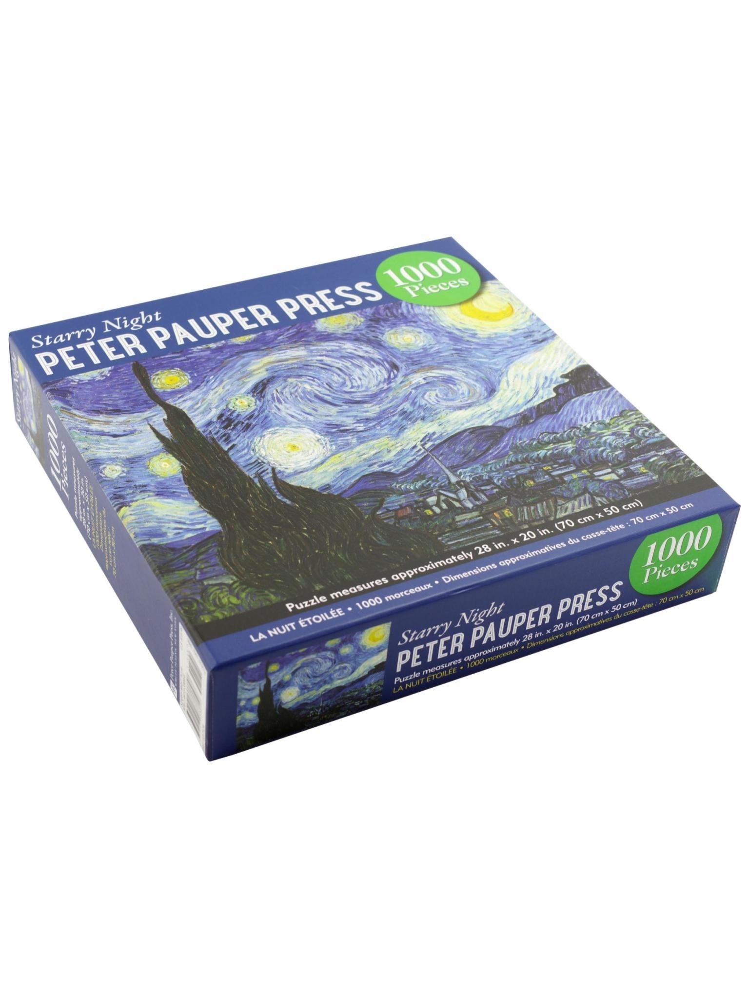 Peter Pauper Puzzle 1000 Starry Night