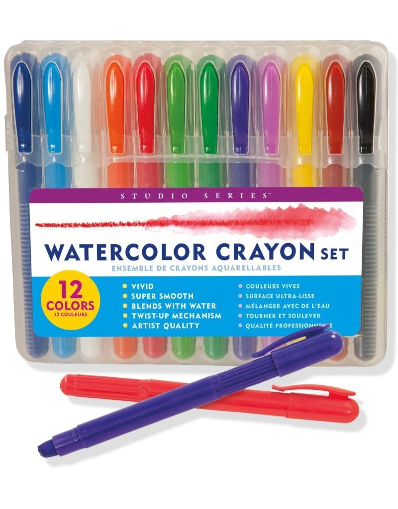Peter Pauper Studio Series Watercolor Crayons (12)
