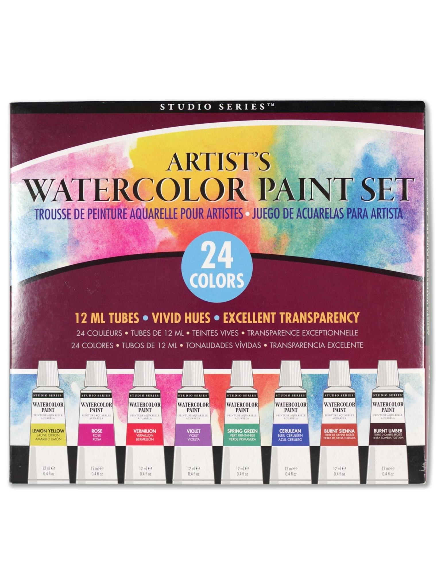 Peter Pauper Studio Series Watercolor Paint Set