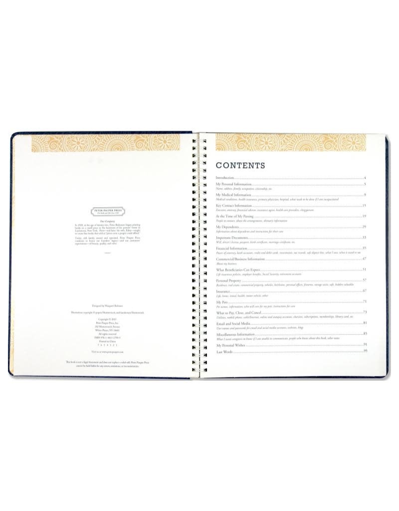 Peter Pauper I'm Dead, Now What? - Organizer