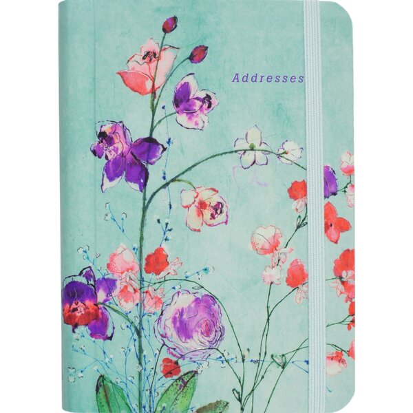 Peter Pauper Fuchsia Blooms Address Book