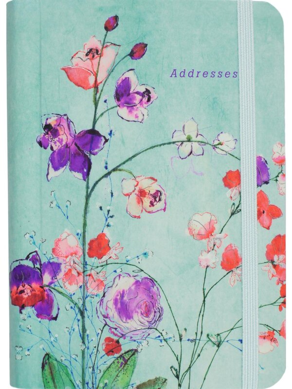 Peter Pauper Fuchsia Blooms Address Book