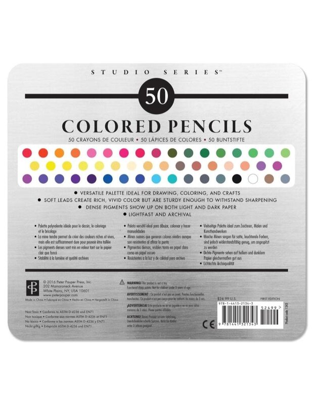Peter Pauper Deluxe Colored Pencils