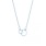 Acomo Jewelry Double Circles Sterling Silver 16" Necklace