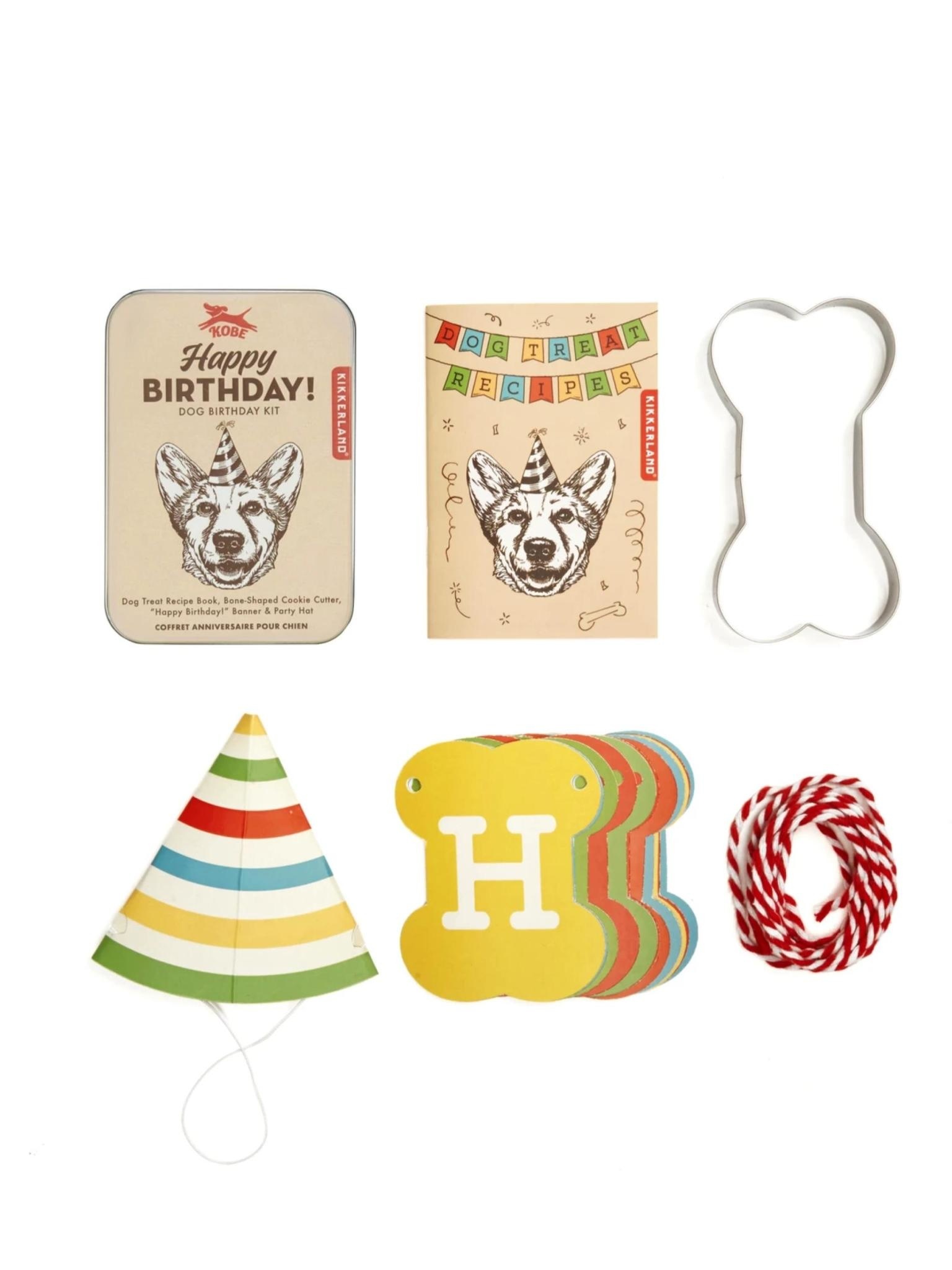 Kikkerland Dog Birthday Kit