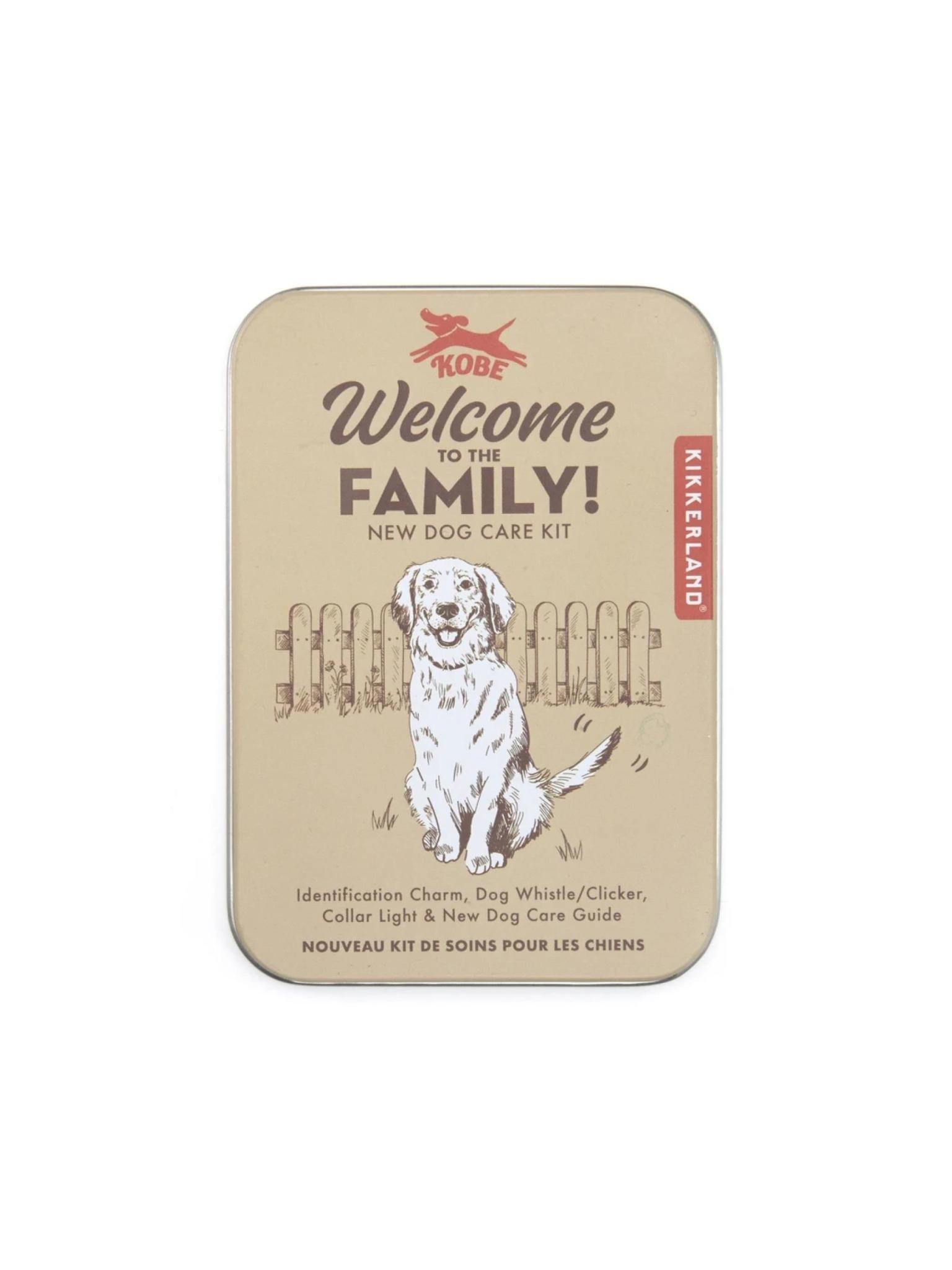 Kikkerland Welcome to the Family Dog Kit