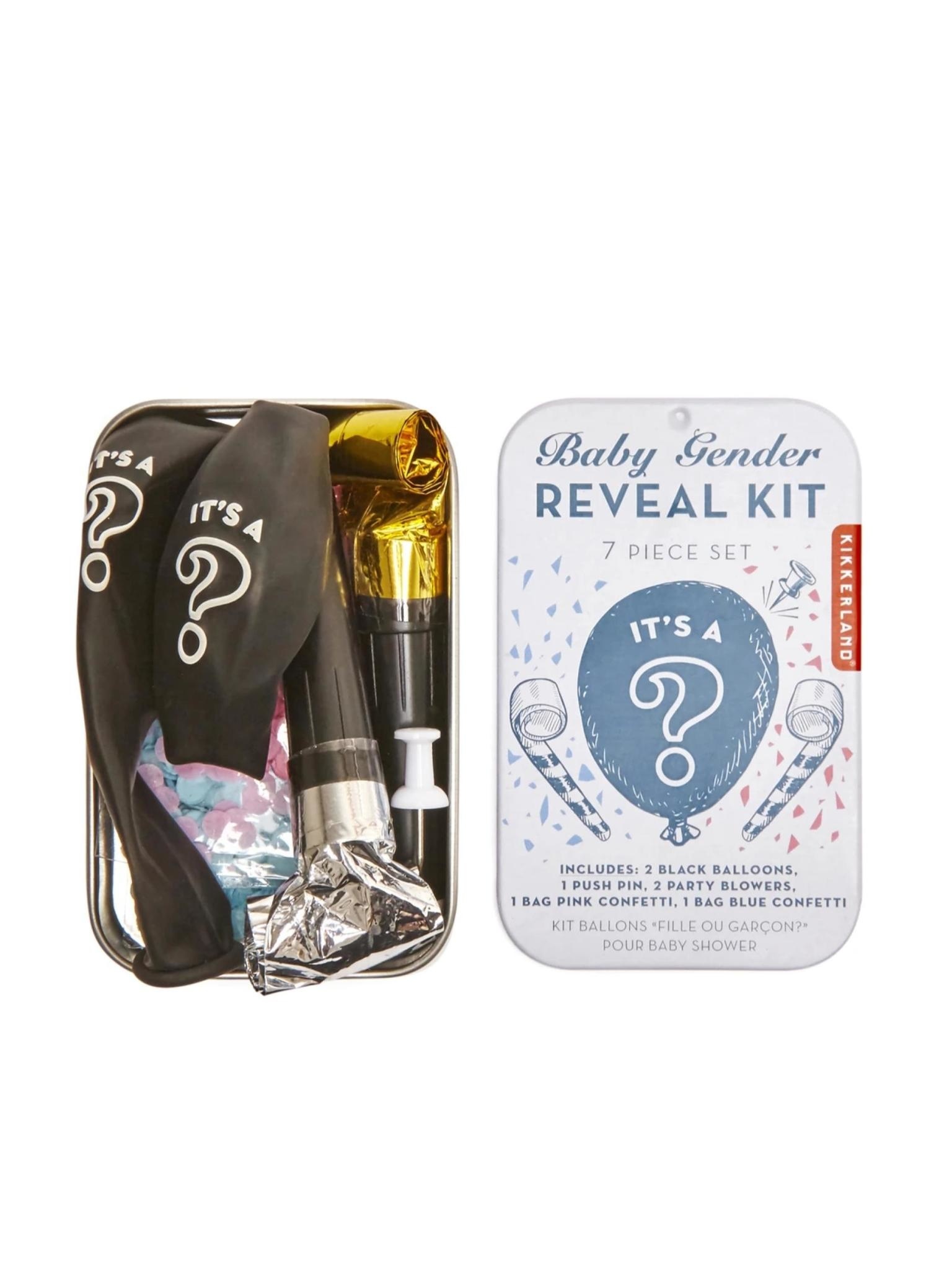 Kikkerland Baby Gender Reveal Kit
