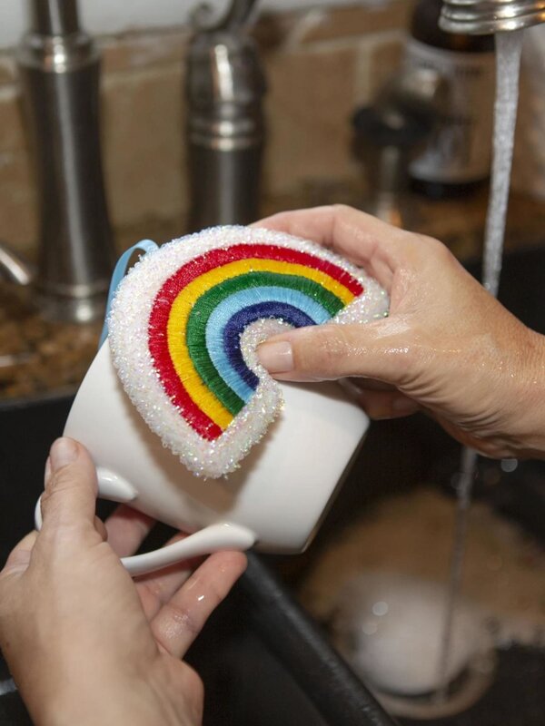 Kikkerland Rainbow Sponges