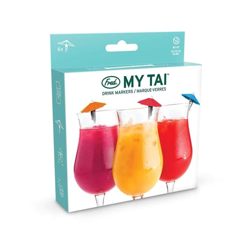 Fred My Tai - Drink Markers (Set of 6)