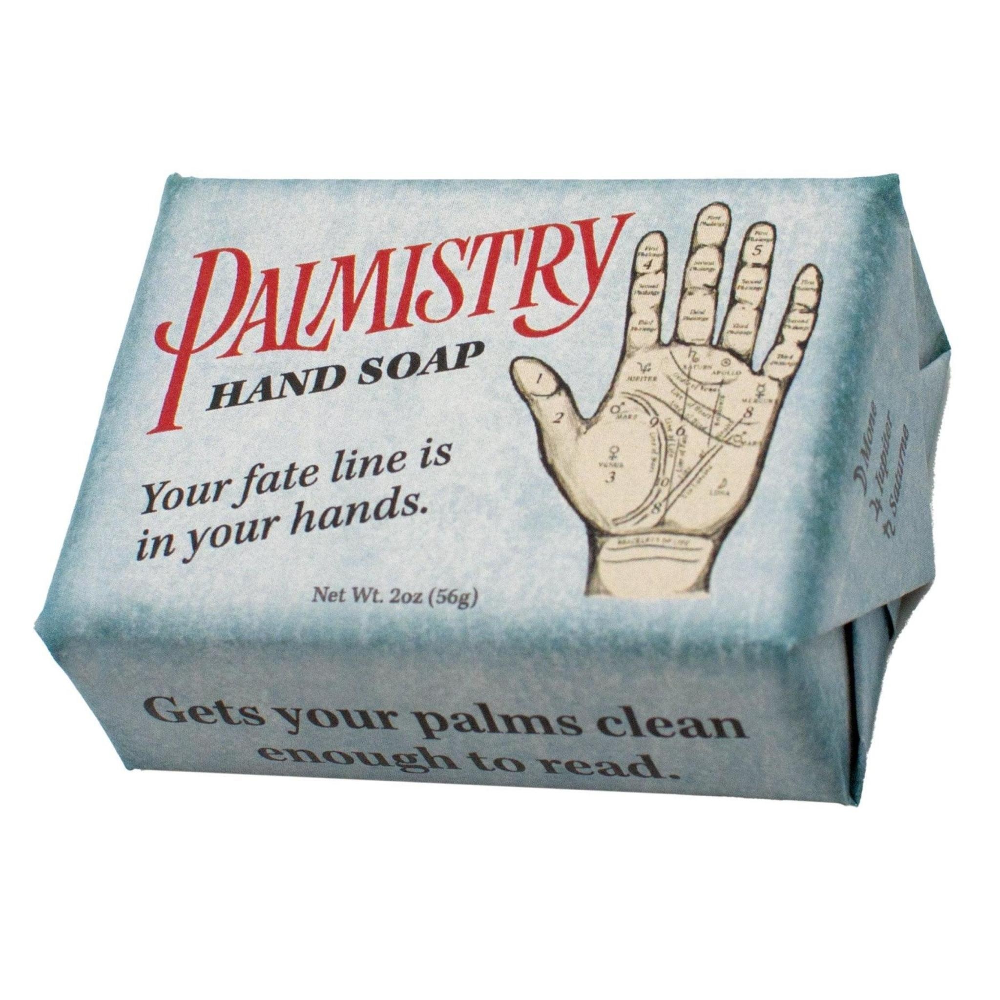 The Unemployed Philosophers Guild Foam Sweet Foam Soap Palmistry