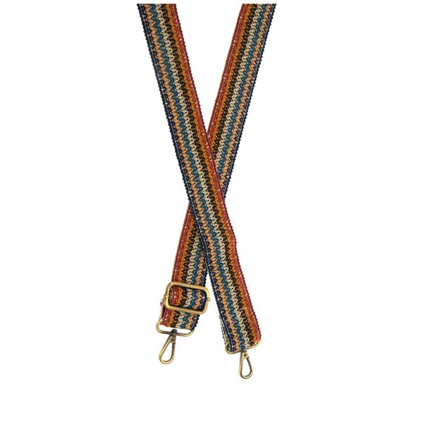 Joy Susan 1.5" Multi 7 Row Woven Guitar Strap